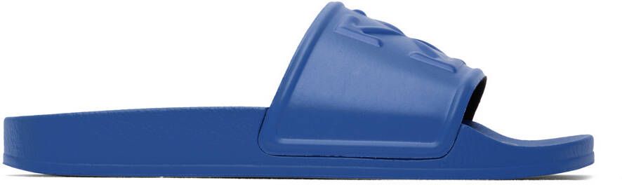 Off-White Blue Arrow Slides - Picture 5