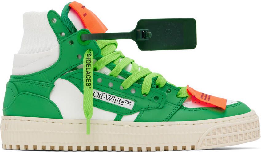 Off-White Green & White 3.0 Off Court Sneakers - Picture 5