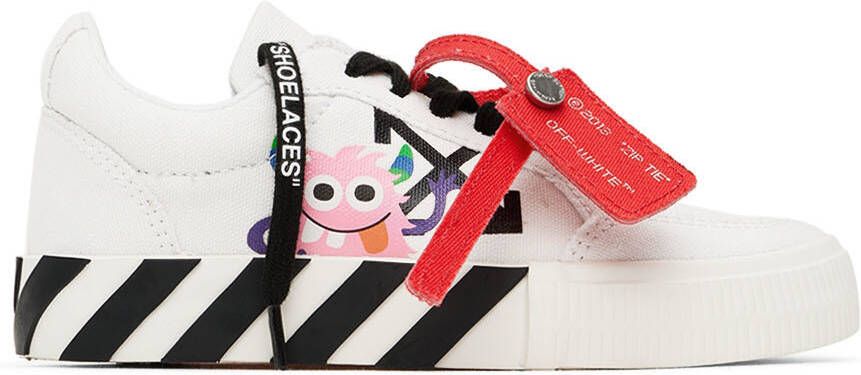 Off-White Kids White & Black Monsters Vulcanized Sneakers