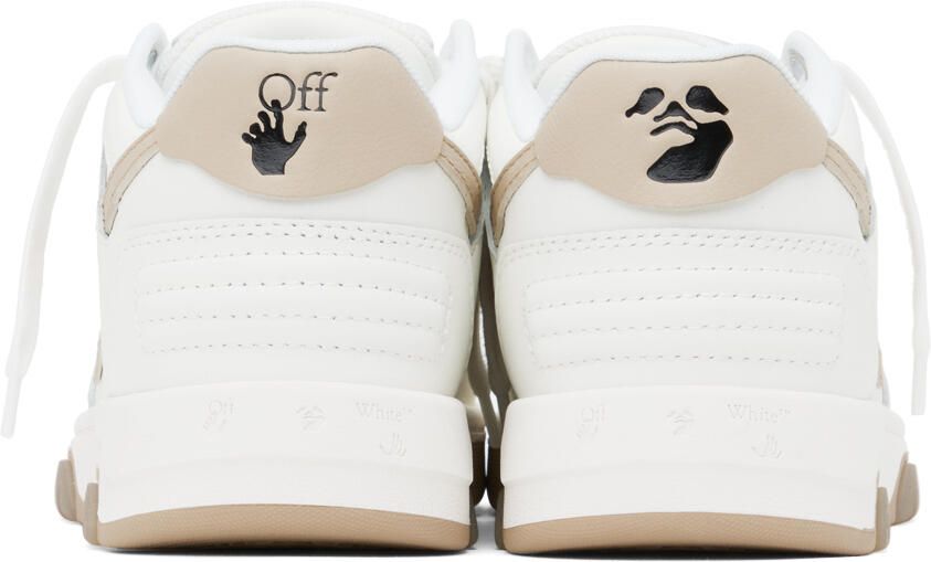 Off-White & Beige 'Out Of Office' Sneakers - Picture 2