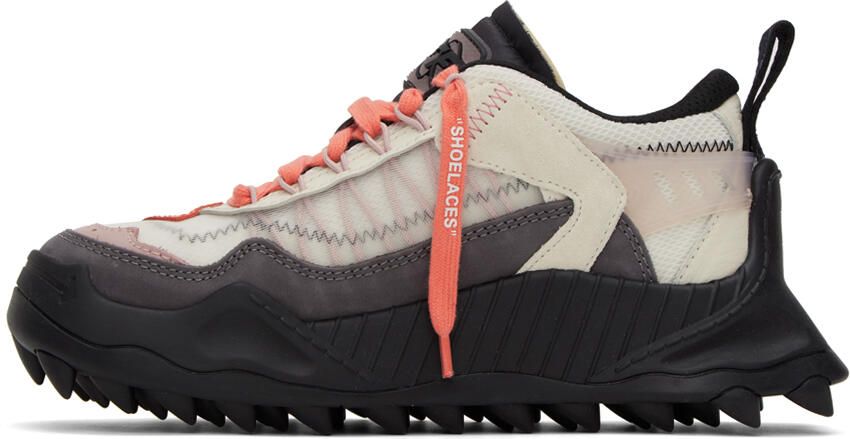 Off-White & Black Odsy 1000 Sneakers - Picture 3
