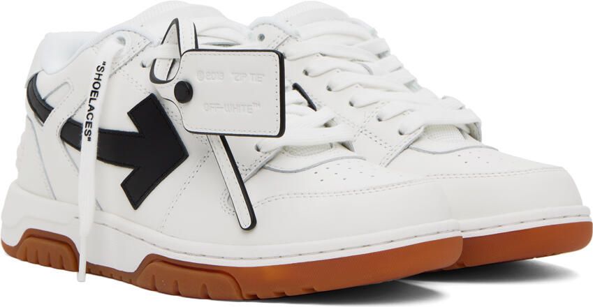 Off-White & Black Out Of Office Sneakers - Picture 2