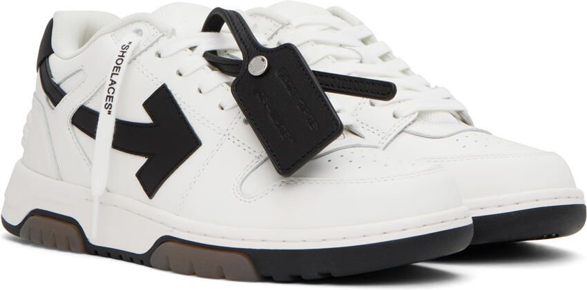 Off-White & Black 'Out Of Office' Sneakers - Picture 3