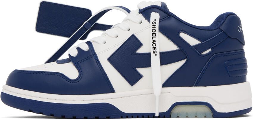 Off-White & Navy Out Of Office Sneakers - Picture 3
