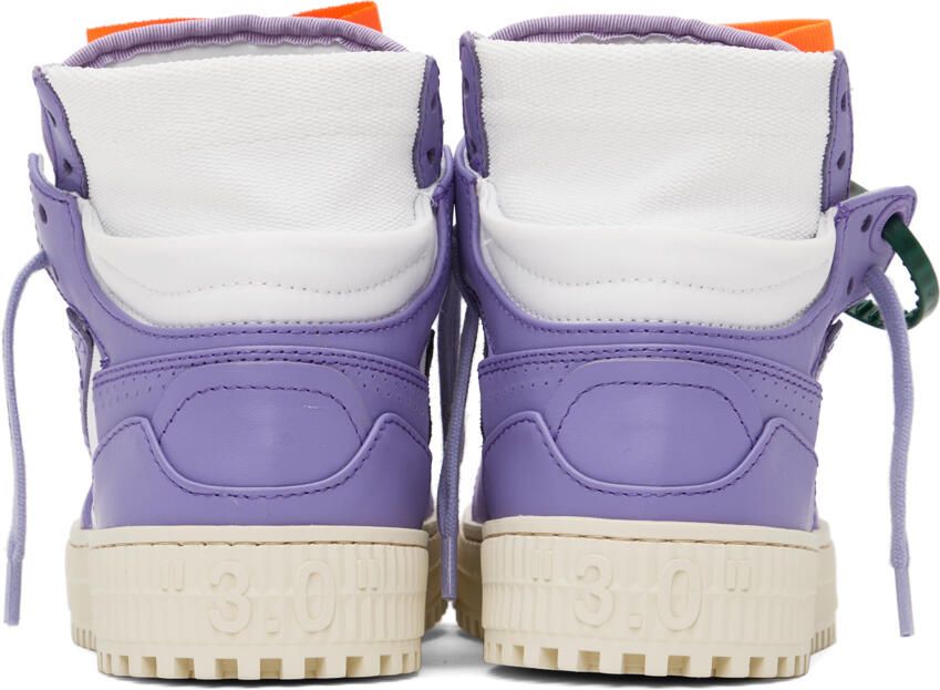 Off-White & Purple 3.0 Off Court Sneakers