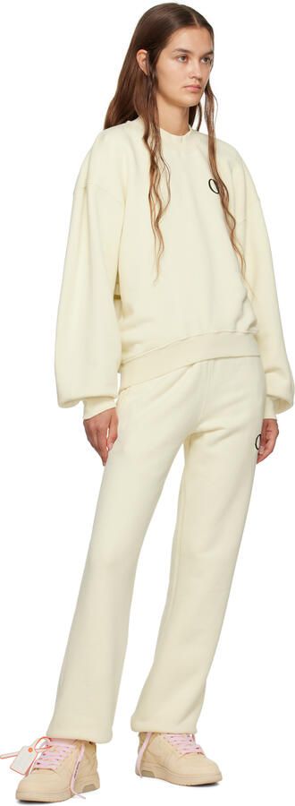 Off-White Beige Out Of Office Sneakers - Picture 4