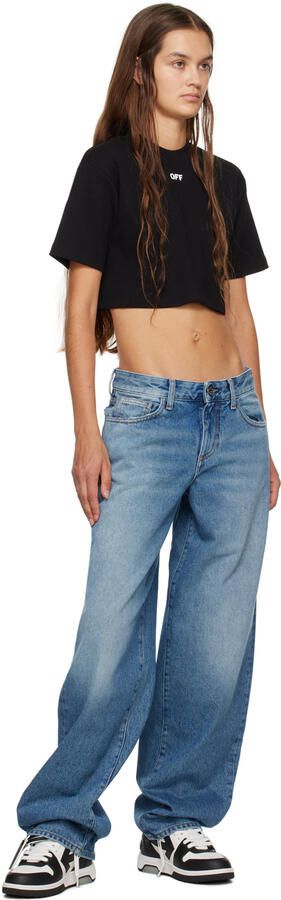 Off-White Black & White Out Of Office Sneakers - Picture 4