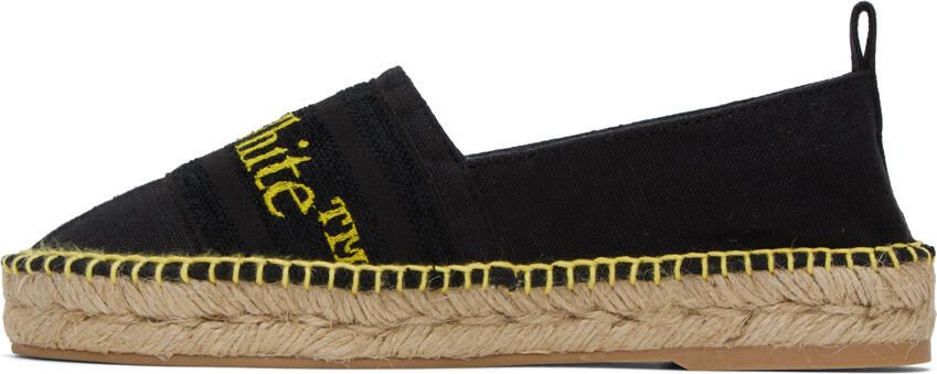 Off-White Black Bookish Espadrilles - Picture 3