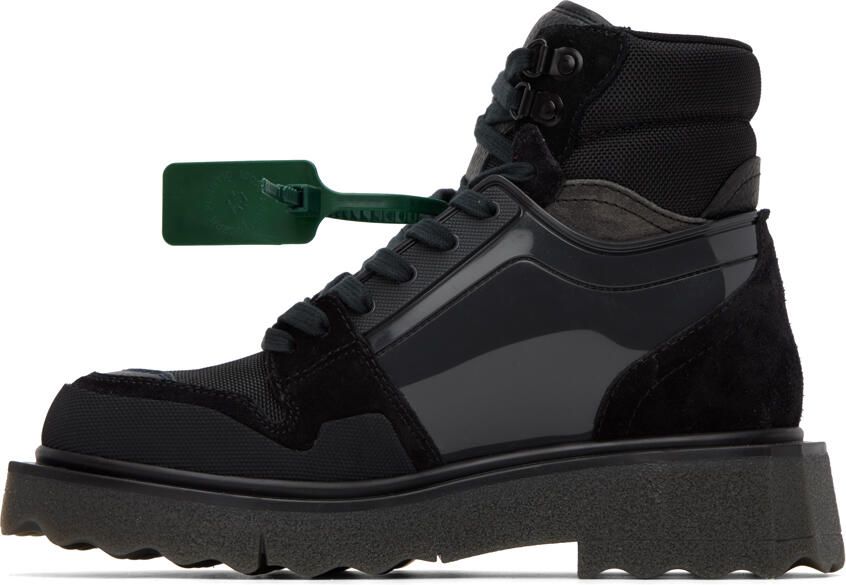 Off-White Black Hiking Sponge Boot - Picture 3