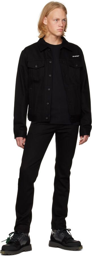 Off-White Black Hiking Sponge Boot - Picture 4