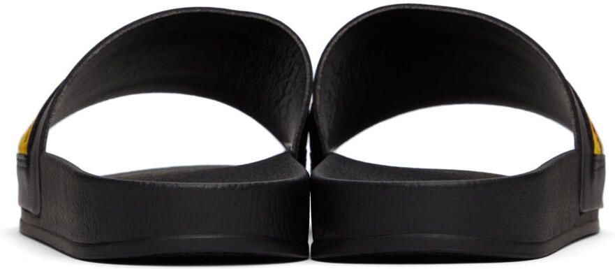 Off-White Black Industrial Belt Sliders - Picture 2