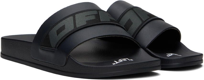 Off-White Black Industrial Belt Slides