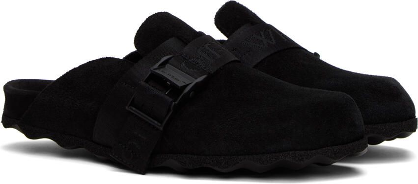 Off-White Black Industrial Belt Slippers - Picture 2