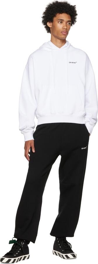 Off-White Black Mid-Top Vulcanized Sneakers - Picture 4