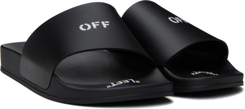 Off-White Black 'Off' Stamp Slides - Picture 2