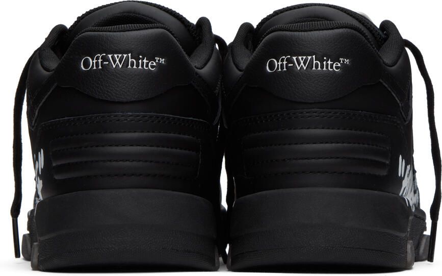 Off-White Black Out Of Office 'For Walking' Sneakers
