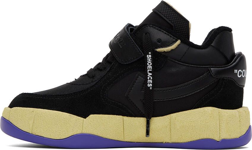 Off-White Black Puzzle Couture Sneakers - Picture 3