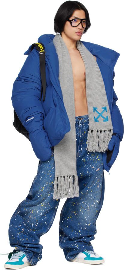 Off-White Blue & White 5.0 Sneakers - Picture 2