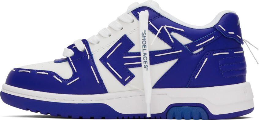 Off-White Blue & White Out Of Office Sartorial Sneakers - Picture 3
