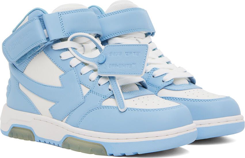 Off-White Blue & White Out Of Office Sneakers - Picture 2