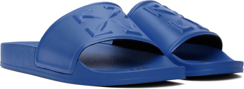 Off-White Blue Arrow Slides - Picture 3