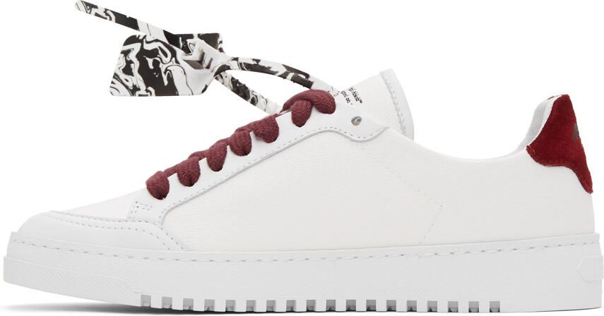 Off-White Burgundy 2.0 Low Top Sneakers - Picture 2