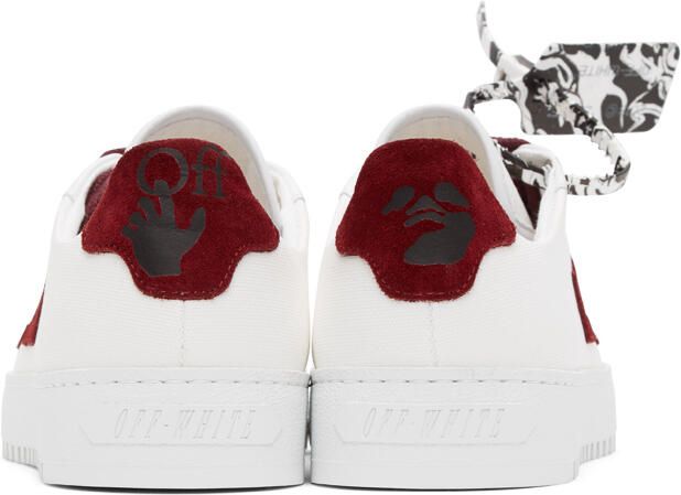 Off-White Burgundy 2.0 Low Top Sneakers - Picture 4