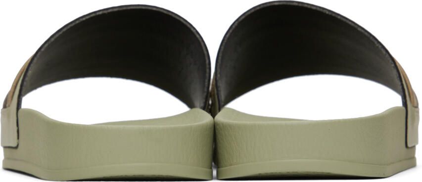 Off-White Green Industrial Belt Slides