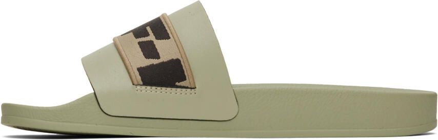 Off-White Green Industrial Belt Slides - Picture 3