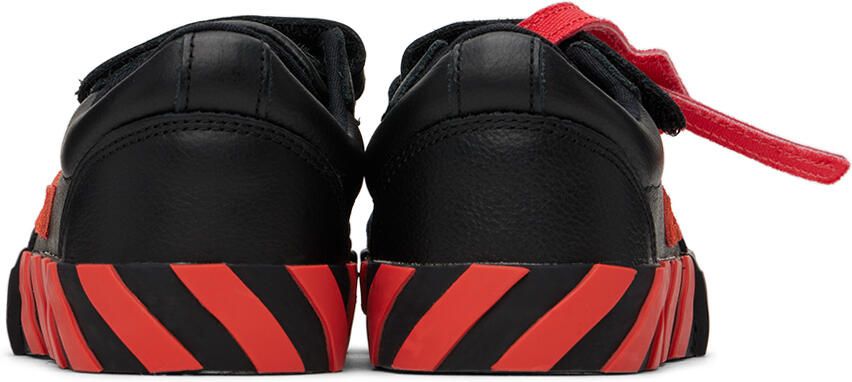 Off-White Kids Black Vulcanized Sneakers
