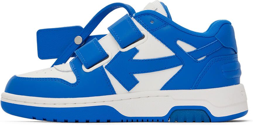 Off-White Kids Blue & White Out Of Office Straps Sneakers - Picture 3