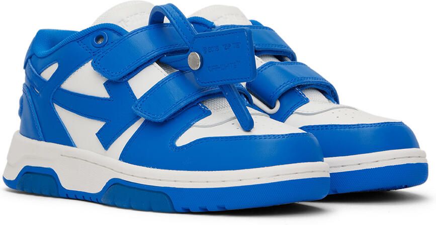 Off-White Kids Blue & White Out Of Office Straps Sneakers - Picture 2