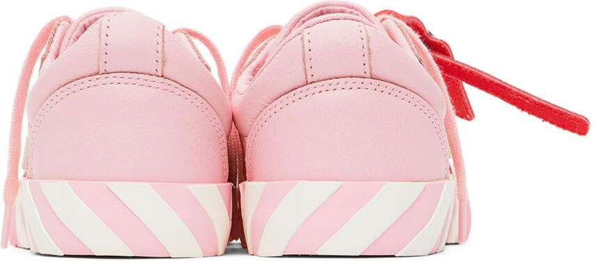 Off-White Kids Pink & White Vulcanized Sneakers - Picture 2
