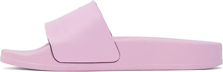 Off-White Kids Pink Pool Slides - Picture 3