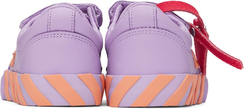 Off-White Kids Purple Vulcanized Sneakers - Picture 2