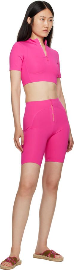 Off-White Pink Bookish Sandals - Picture 4