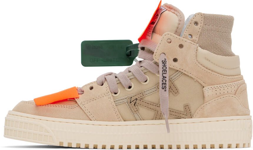 Off-White Tan 3.0 Off Court Sneakers - Picture 3