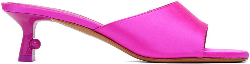 Off-White Pink Pop Lollipop Mules - Picture 5