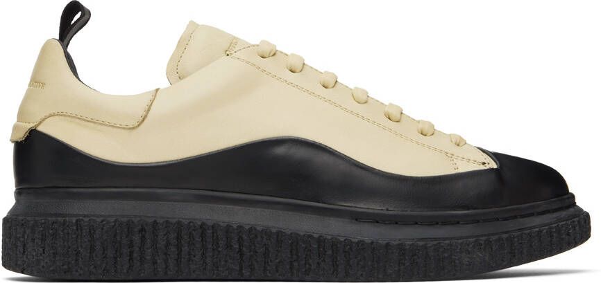 Officine Creative Beige & Black Krace Sneakers - Picture 5