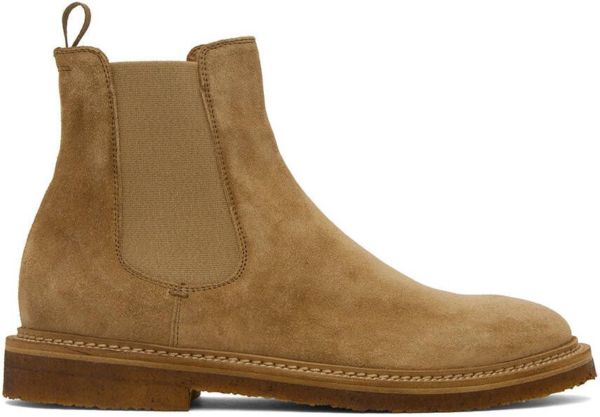 Officine Creative Beige Hopkins 117 Chelsea Boots - Picture 5