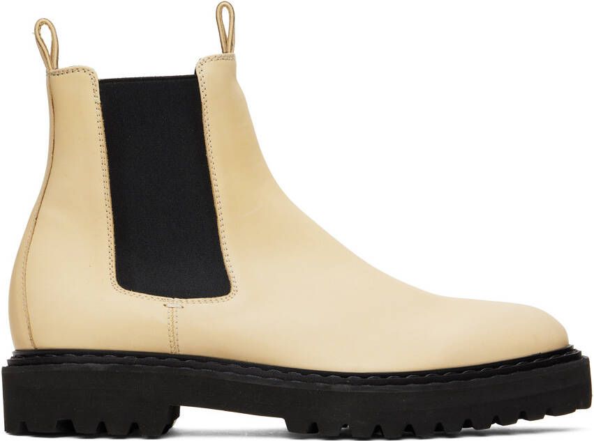 Officine Creative Beige Pistols 003 Chelsea Boots