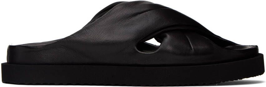 Officine Creative Black Chora 004 Sandals