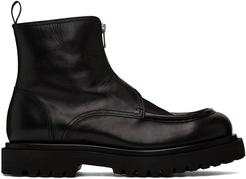 Officine Creative Black Eventual 018 Boots