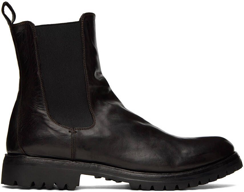 Officine Creative Black Ikonic 002 Chelsea Boots - Picture 4
