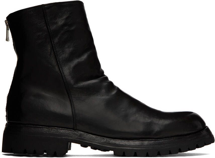 Officine Creative Black Ikonic 006 Boots - Picture 5