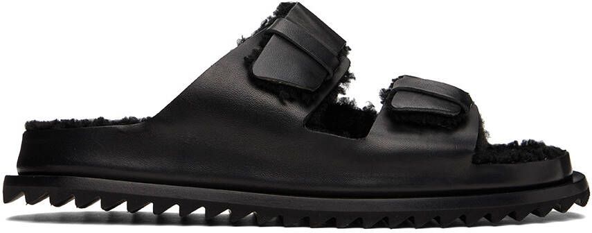 Officine Creative Black Introspectus 003 Sandals - Picture 5