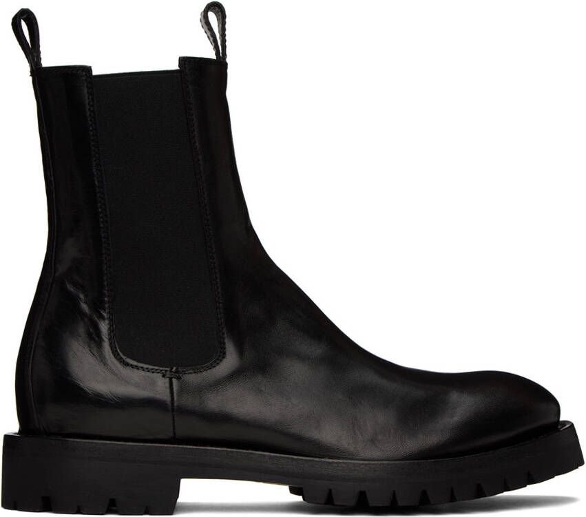 Officine Creative Black Issey 002 Chelsea Boots - Picture 5
