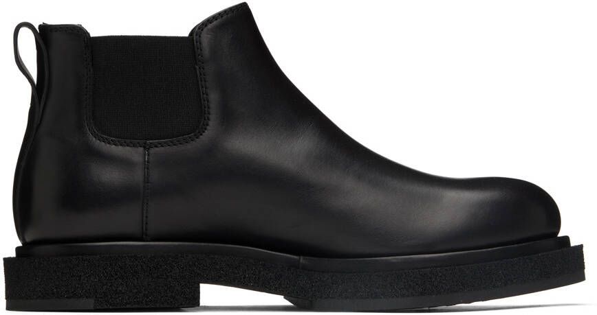 Officine Creative Black Leather Chelsea Boots - Picture 5