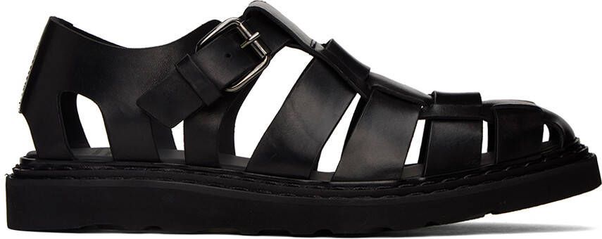 Officine Creative Black Lyndon 002 Sandals - Picture 5