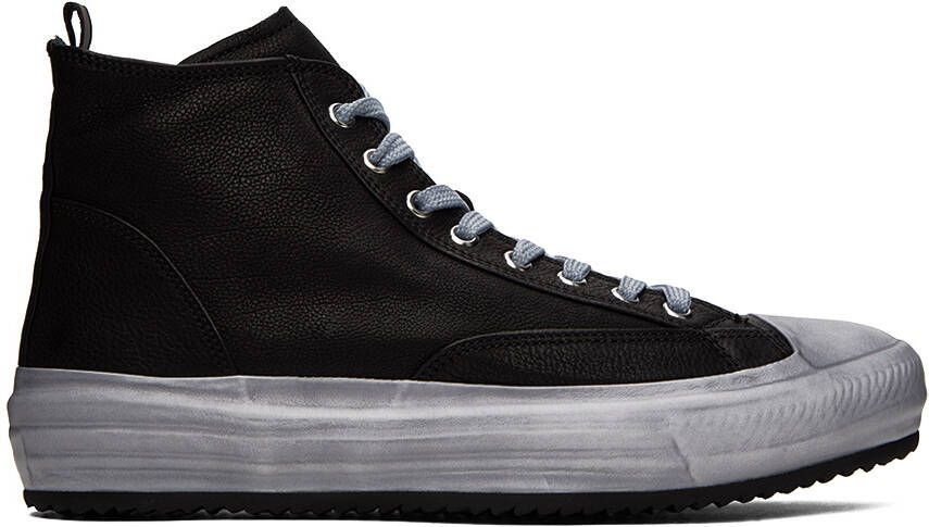 Officine Creative Black Mes 001 High-Top Sneakers - Picture 5
